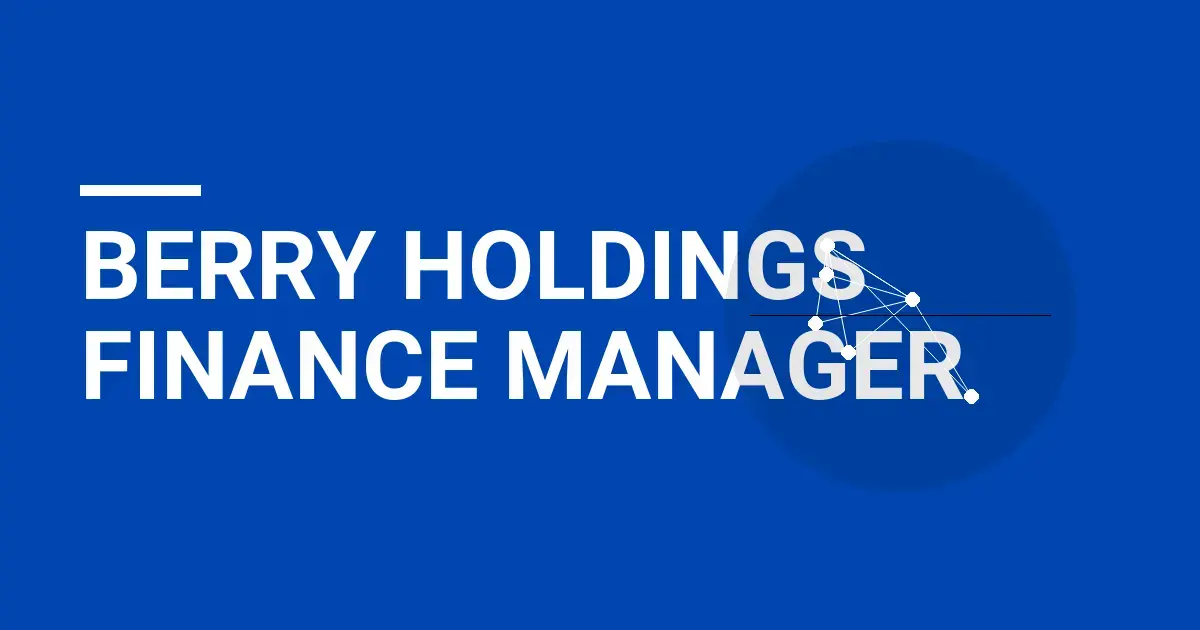 Berry Holdings Finance Manager