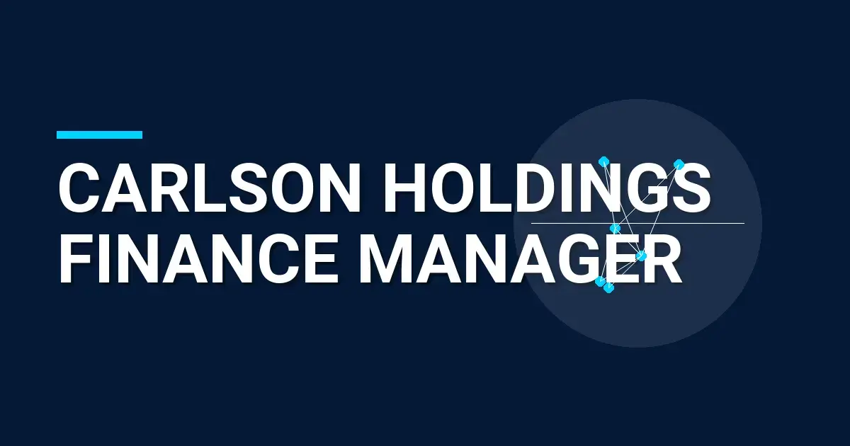 Carlson Holdings Finance Manager