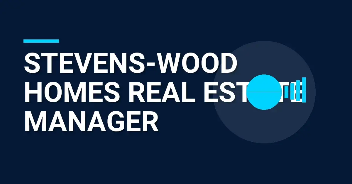 Stevens-Wood Homes Real Estate Manager