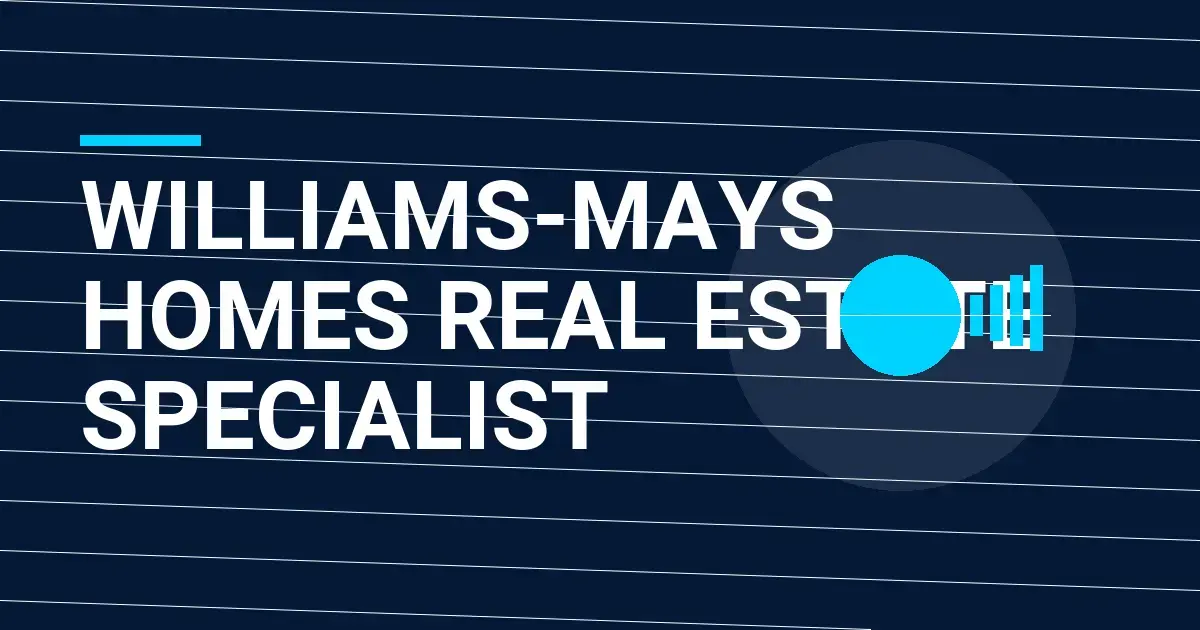 Williams-Mays Homes Real Estate Specialist