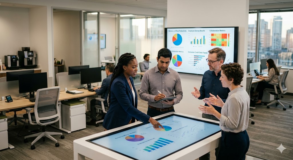 Research Findings About Hybrid Workplaces in Consumer Finance