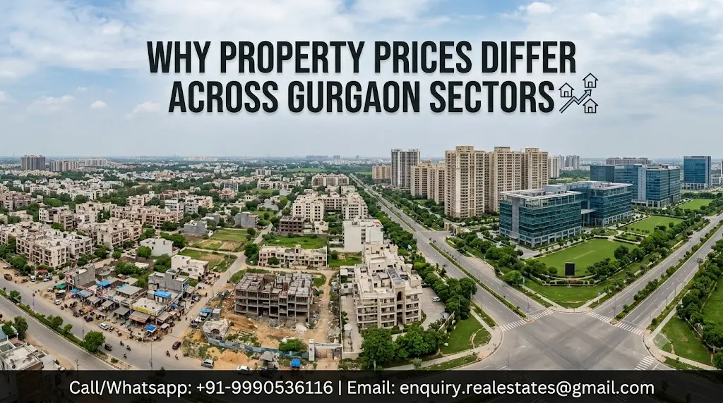 Why Property Prices Differ Across Gurgaon Sectors